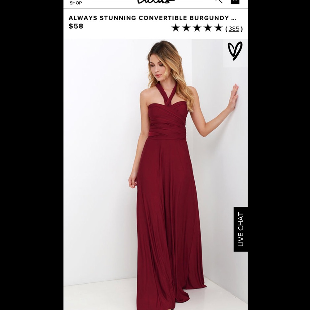 LuLus convertible wrap dress